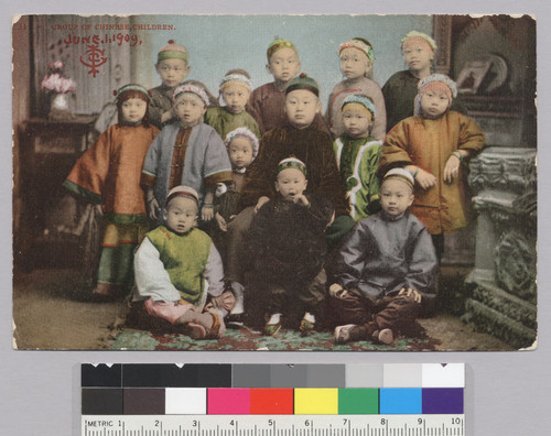 "Group of Chinese Children" (recto)