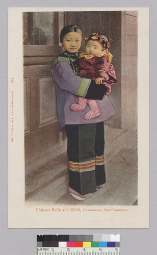 "Chinese Belle and Child, Chinatown, San Francisco"