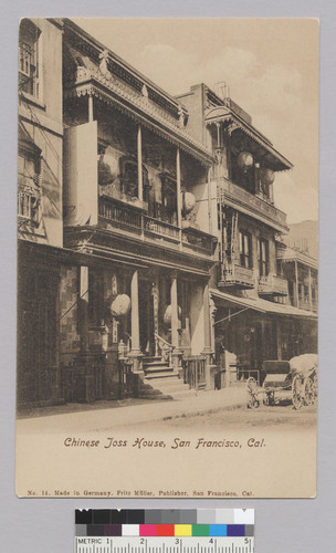 "Chinese Joss House, San Francisco, Cal."