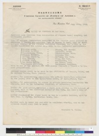 "Report of Progress Made So Far"