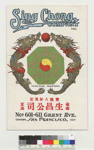 Sing Chong Co. business card