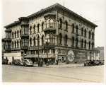 Southwest corner of Washington and 9th Streets in downtown Oakland, California. Oakland Household Co. in view