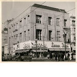 Northwest corner of 12th and Washington Streets, December 1949. Milens Credit Jewelers in view