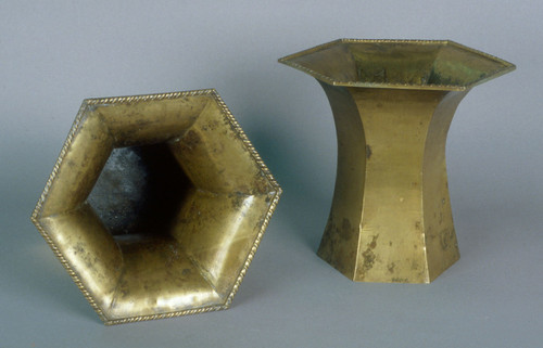 Spittoons, brass