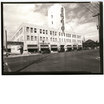 Newly constructed Sears, Roebuck and Co. building, Telegraph Avenue and 27th Street, in Oakland, California