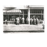 Dickson-Bull employees stand in front of their storefront on Telegraph Avenue between 21st and 22nd Streets