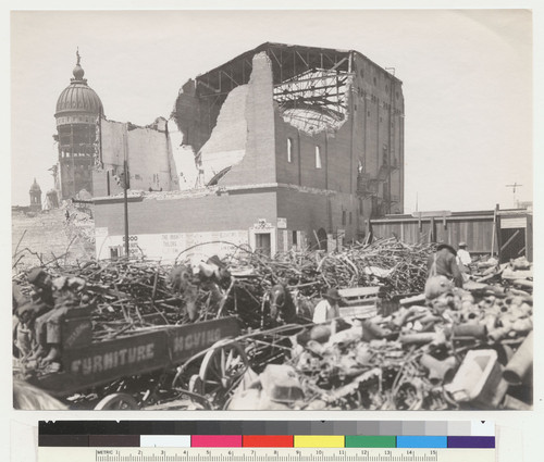 Majestic Theatre, by earthquake. [Market St. at Ninth.]