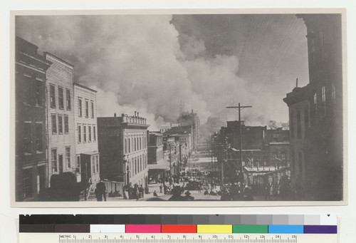 [Crowd in street, unidentified location.]