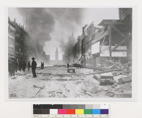 Lower Market St. burning. (400 block east) [No. 568.]