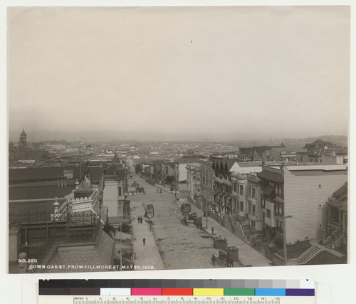 Down Oak St. from Fillmore St., May 26, 1906. [No. 253.]