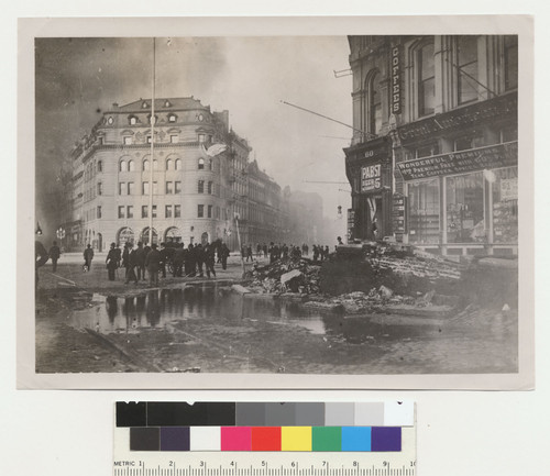 [Ruins on Market St. at California St.]