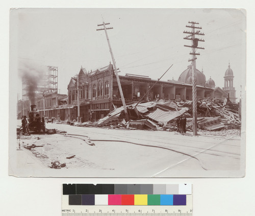 San Jose, Calif. [Ruins of Hobsons Store.]