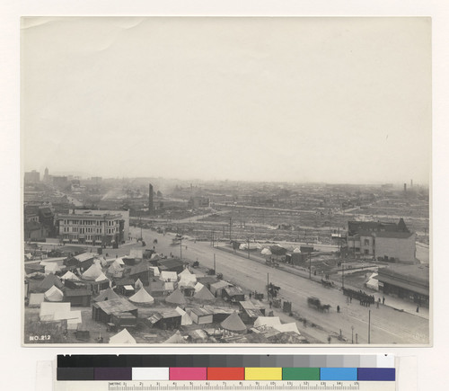 S.E. from Waller & Buchanan. 1906. [Call Building in distance, left. No. 212.] [Photo from collection of Jesse B. Cook.]