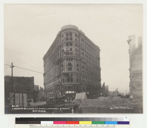 A Modern Building at Powell & Market Streets. May 12, 1906. [Flood Building. No. 20.]