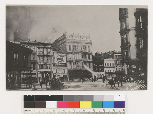 [Firefighting effort at Sanborn, Vail & Co. building. Market St. No. 182.]