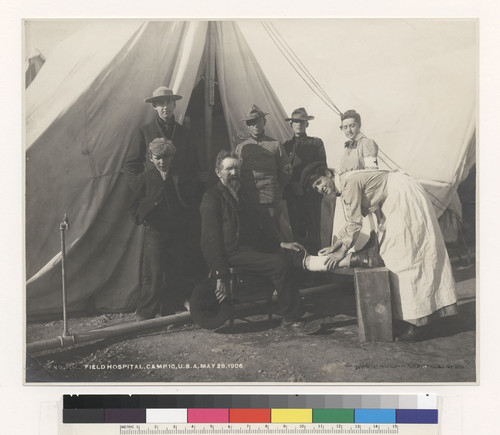Field Hospital, Camp 10, U.S.A., May 28, 1906. [Presidio. No. 284.]