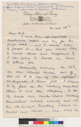 Henry Atkins letter, 1906 Apr. 26