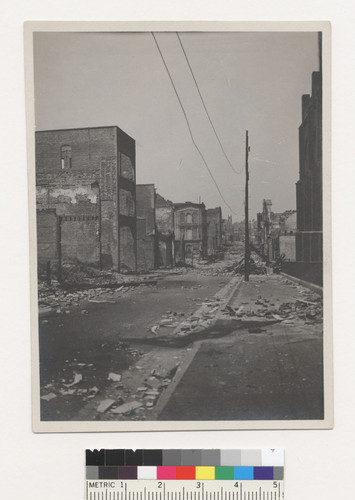 [View along street, unidentified location.]