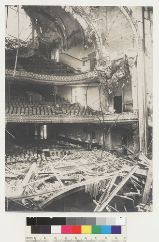 [Ruins of interior, Majestic Theatre.]