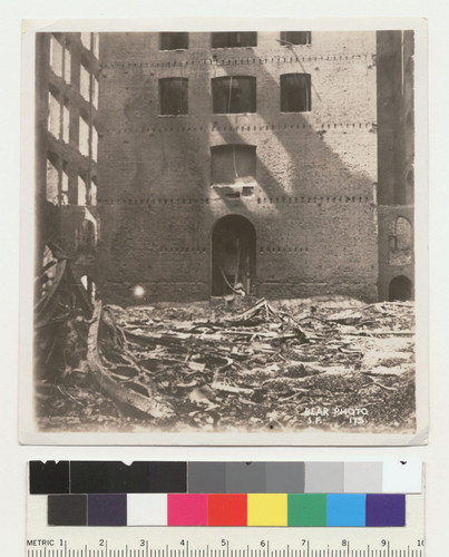 [Ruins. Interior of Palace Hotel? No. 115.]