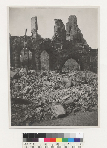 [Ruins of California Theatre. Bush St. near Kearny.]