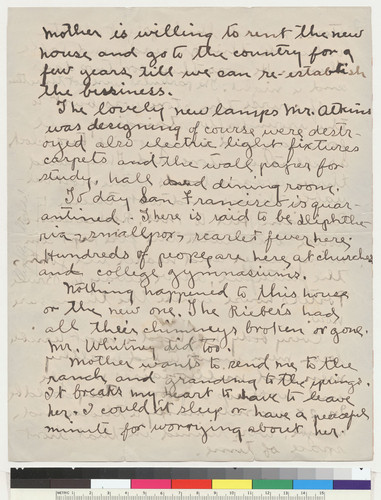 Dorothea Torrey letter