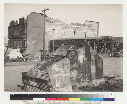 U.S. Brewery, earthquake. 3d [Third] St., Howard to Folsom. (200 block.)