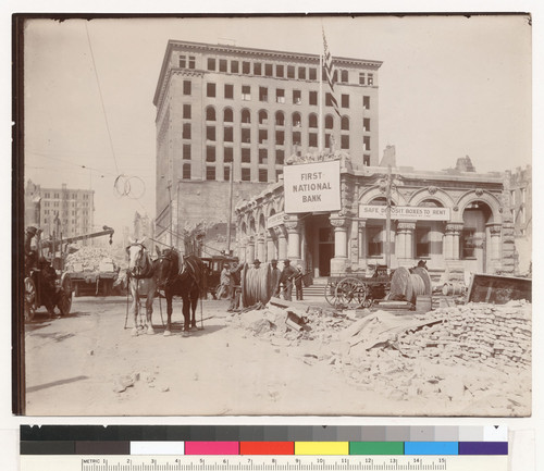 [First National Bank (in service), Bush St., between Montgomery and Kearny Sts.]