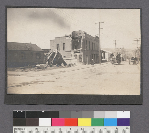 [Earthquake damage, Mission Station police headquarters.]