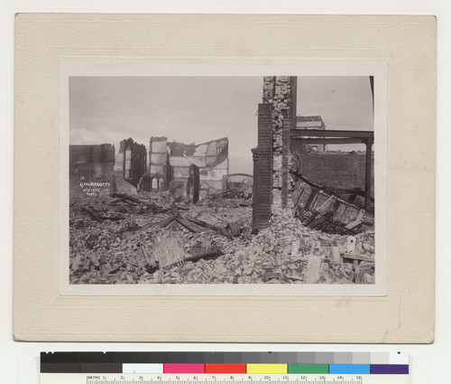 19. Along Market St. [Ruins and rubble.]