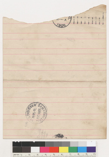 Hilda Blight letter to Mrs. A.E. Mitchell