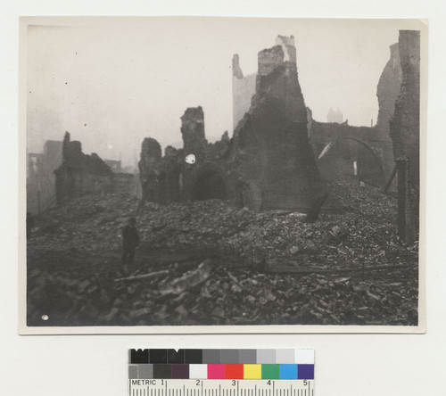 [Ruins of California Hotel and Theatre. Bush St. near Kearny.]