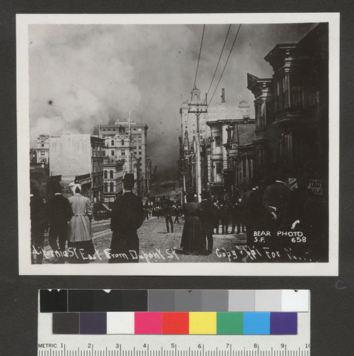 [cropped...] California St. east from Dupont St. [now Grant Ave.]