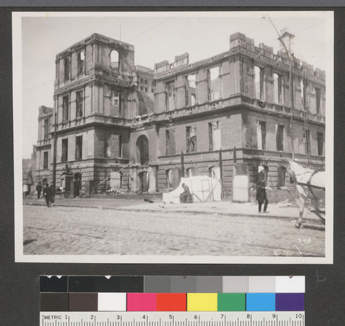 [Ruins of Lincoln School. Fifth St. between Market and Mission Sts.]