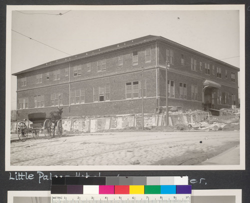 Little Palace Hotel 6 months after. [Post and Jones Sts.?]