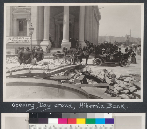 Opening Day crowd, Hibernia Bank