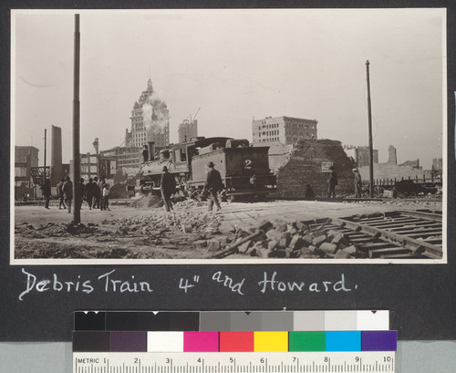 Debris train, 4" [i.e. Fourth] and Howard