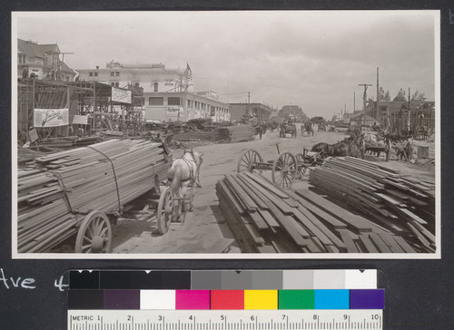 Getting busy on Van Ness Ave. 40 days after the fire