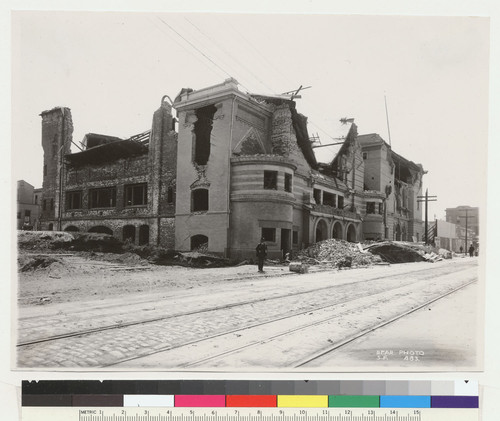 [Tempe Beth Israel, Geary St. near Fillmore. Albert Pike Memorial Temple to right.]