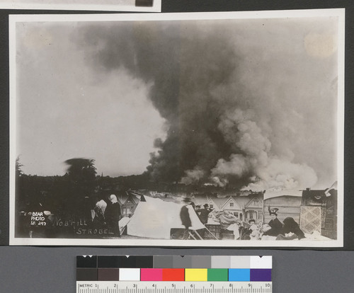 Nob Hill. [Early refugee camp, Lafayette Park.]