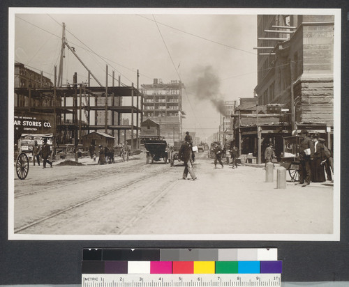 1 year after. Up Kearny from Market Street