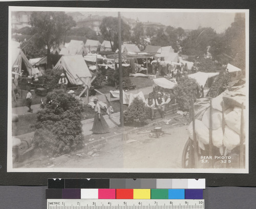 [Refugee camp at Jefferson Square.]