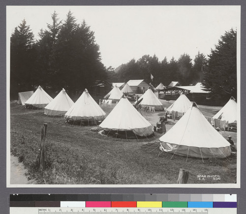 [Refugee camp, Golden Gate Park.]