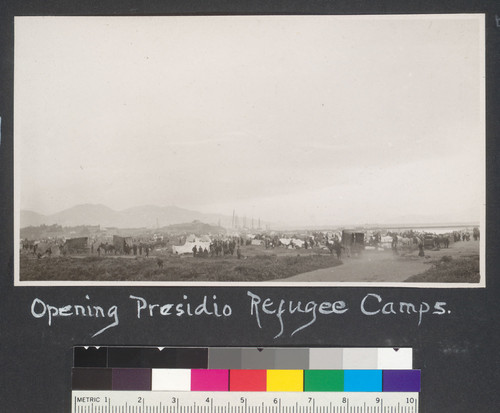 Opening Presidio Refugee Camps