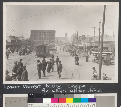 Lower Market taking shape 90 days after fire