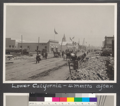 Lower California [St.], 4 months after