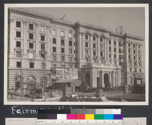 6 months after fire. Fairmont Hotel