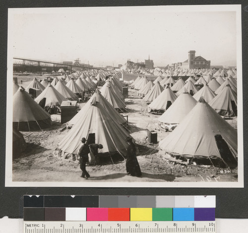 [Unidentified refugee camp.]