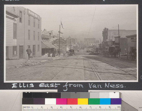 6 months after the fire. Ellis east from Van Ness