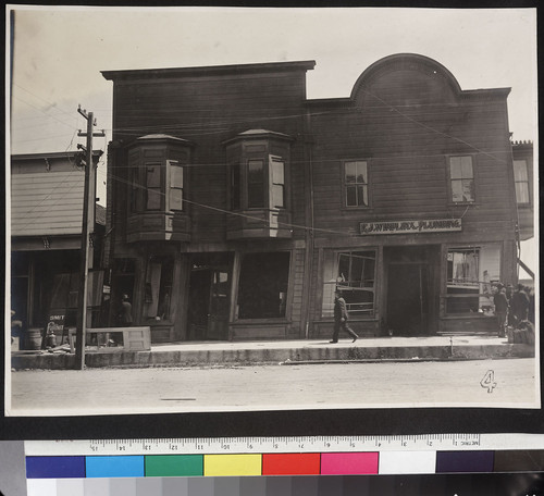 [Tilted buildings. Fort Bragg?]